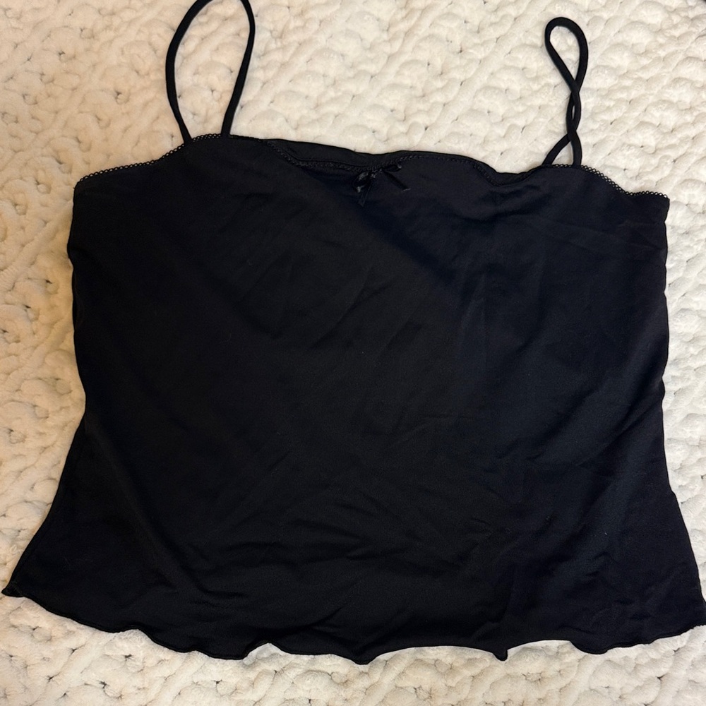 Bershka Black Camisole Top